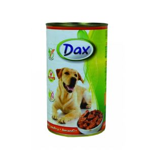 Dax za pse sa mesom živine - konzerva 1.240g