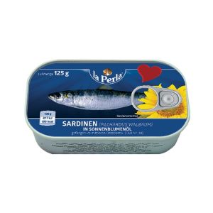 La Perla sardine u biljnom ulju 125g